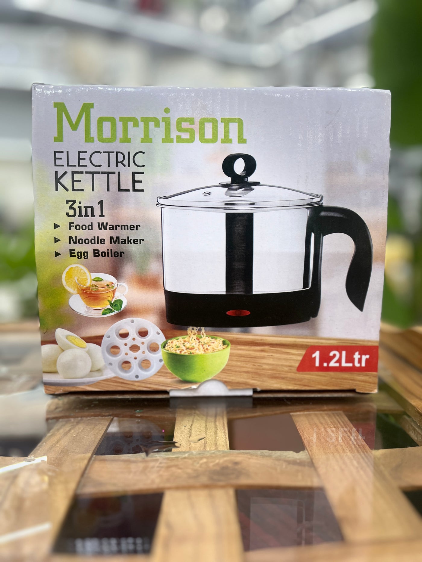 3-in-1 Electric Kettle – Egg Boiler, Noodle Maker & Food Warmer